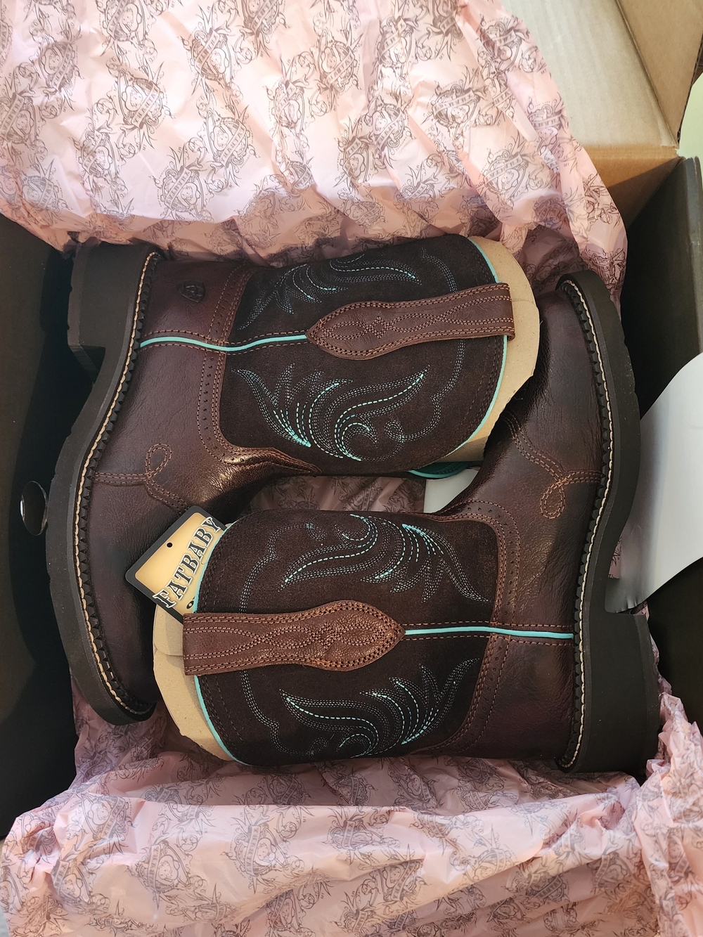 Ariat Womens Fatboy Heritage Dapper Cowboy Boots Size 9 NEW IN BOX